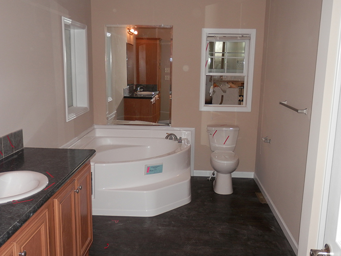 Upgrades Options Factory Expo Home, Mobile Home Corner Bathtub Dimensions